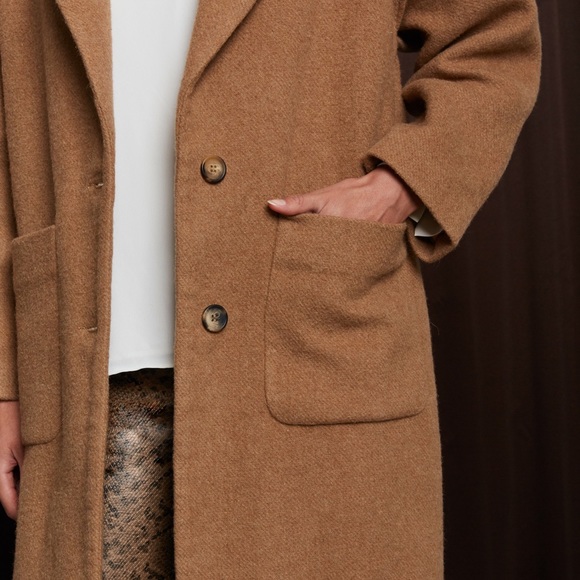 Camel Wool Coat - Picture 4 of 8